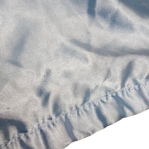 Lot Of 2 Pro‎ Goleem Blue Teddy Bear Satin Minky Security Blanket Lovey Knit Hat - Picture 3 of 12